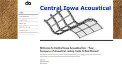 Desktop Screenshot of central-iowa-acoustical.com