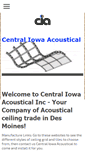 Mobile Screenshot of central-iowa-acoustical.com