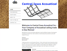 Tablet Screenshot of central-iowa-acoustical.com